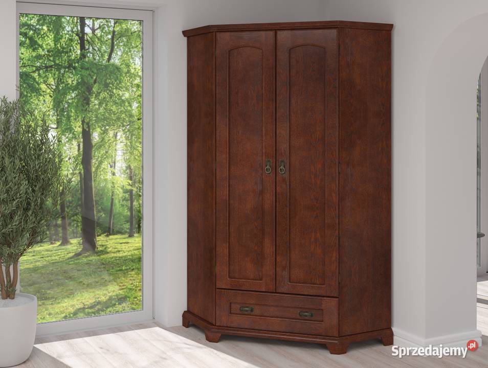 Szafa drewniana dębowa bukowa z szufladą Poznań