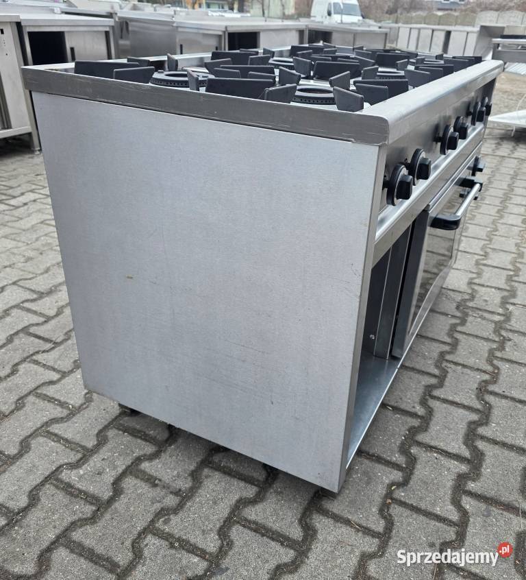 Kuchnia Gazowa 6 Pal Piekarnik Elekt EGAZ M1350 Nowe Skalmierzyce