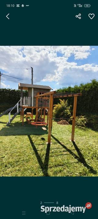 Domek plac zabaw Małpi Gaj ślizg 3 m Bliżyn