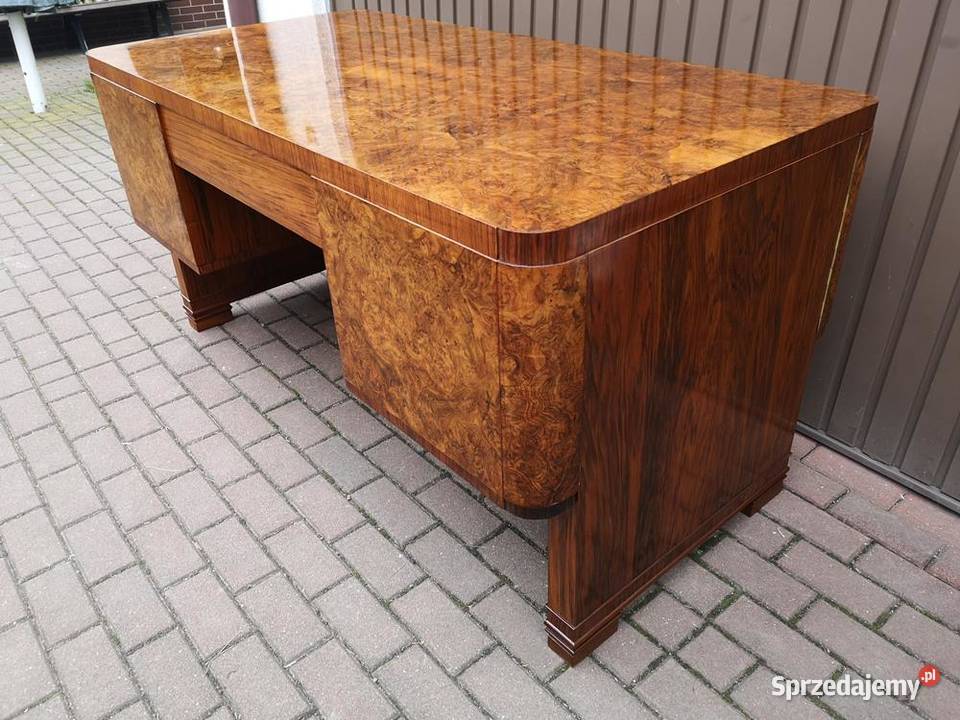 Biurko ARTDECO Orzech Unikat Politura Stare