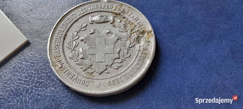 Stare monety Medal Szwajcaria 132 Lesko