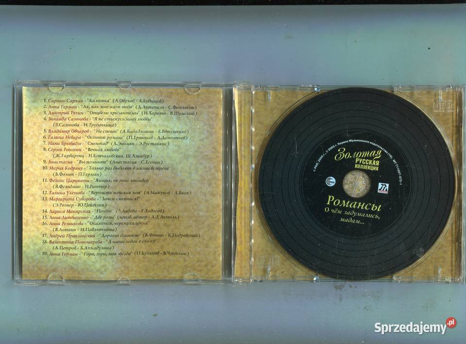 Romanse Złota Rosyjska Kolekcja Płyta CD sprzedam