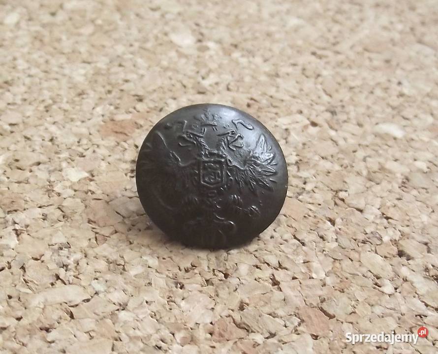 Guzik piechota żołnierski Rosja carska Warszawa