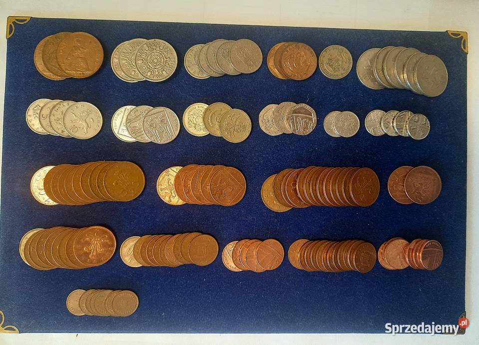 Zestaw Monet Anglia 122 Każda Inna Gliwice sprzedam