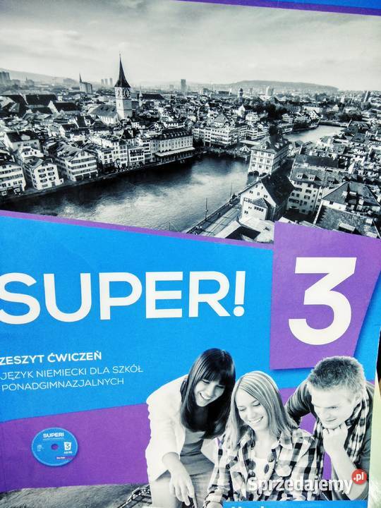 Super 3 ćwiczenia niemiecki szkolne antykwariat