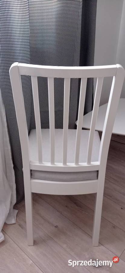 IKEA EKEDALEN Krzesło biały Orrsta jasnoszary Wrocław sprzedam