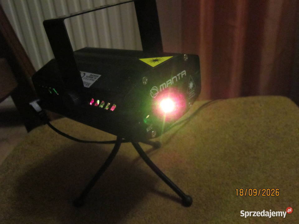 Projektor laserowy Manta MDL008 Disco mazowieckie Warszawa