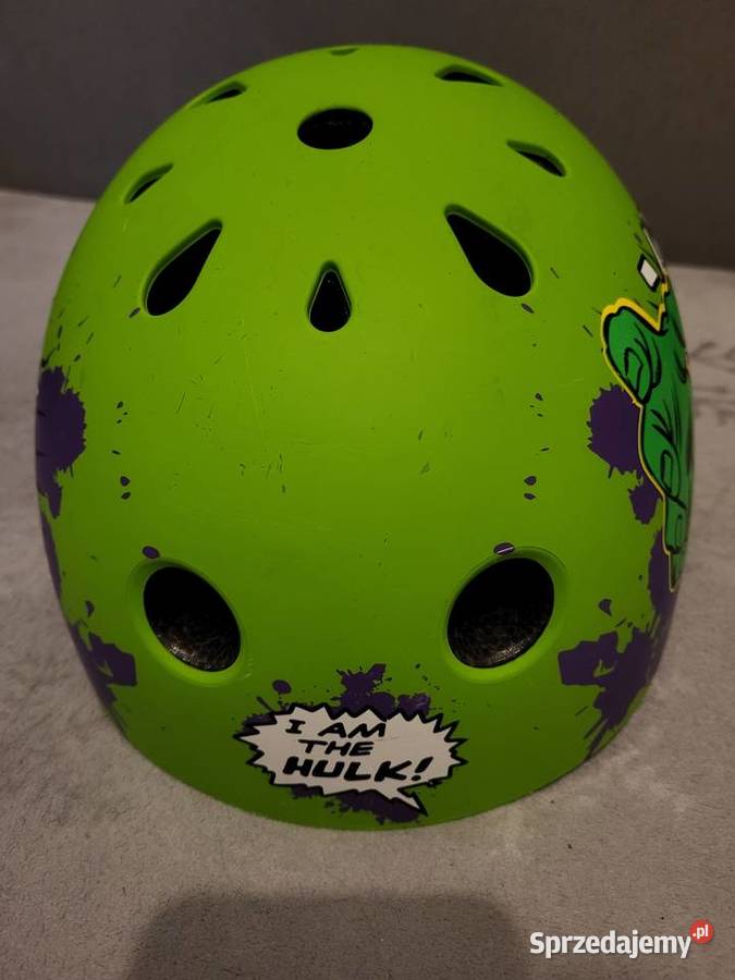 Kask Sportowy Avengers HULK Zielony rozmiar M Warszawa sprzedam