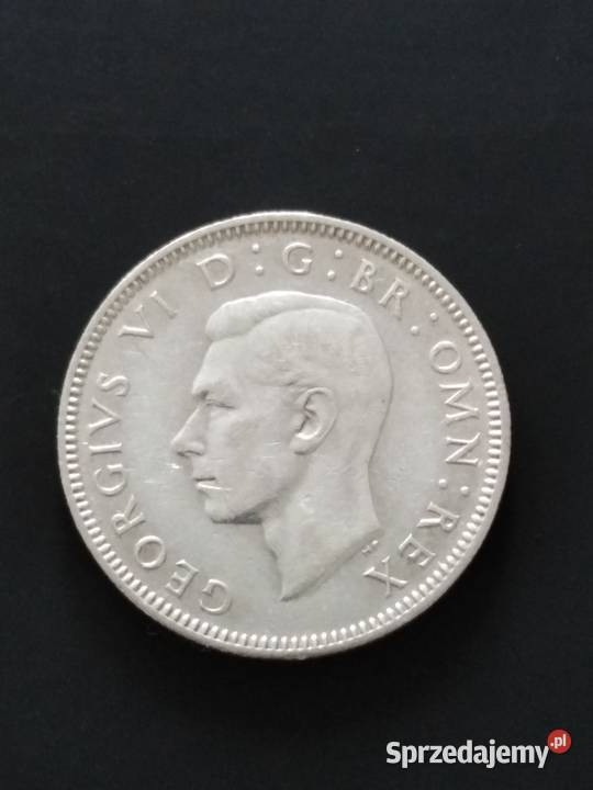 Moneta 1 szyling Wielka Brytania Numizmatyka Żary