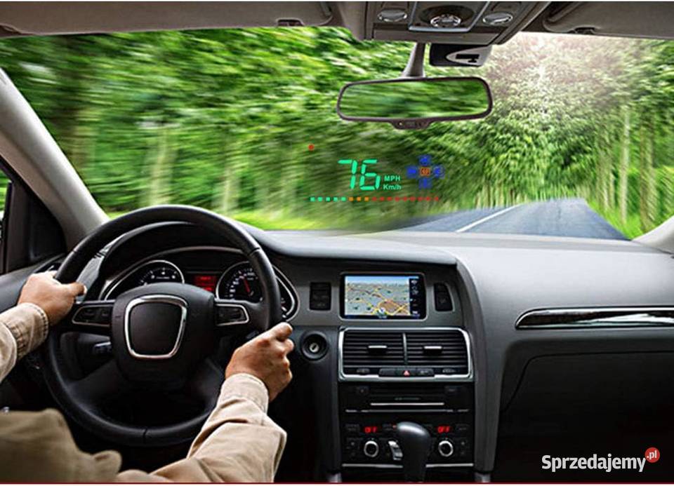 Wyświetlacz HUD na szybę auta GPS Piaseczno