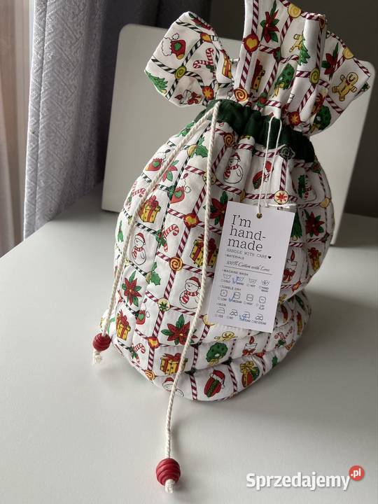 Woreczek z pikowanej bawełny Gdynia sprzedam