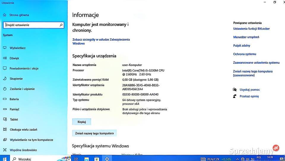 Fujitsu Lifebook A532 i5 3230m 2x26GHz 6GB RAM