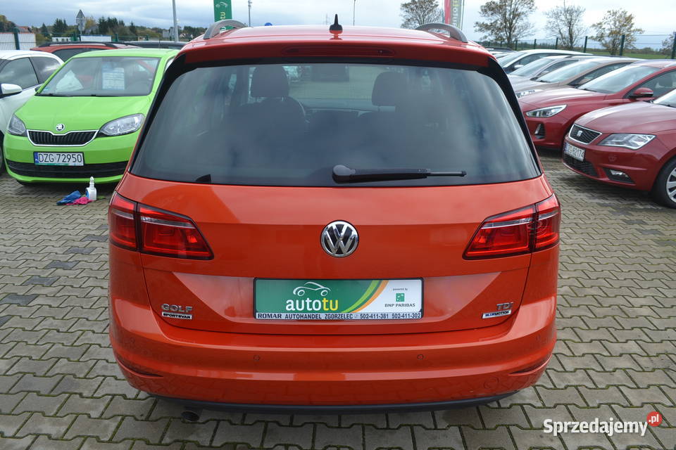 Volkswagen Golf Sportsvan z Niemiec OPŁACONY 6 aluminiowe felgi dolnośląskie Zgorzelec