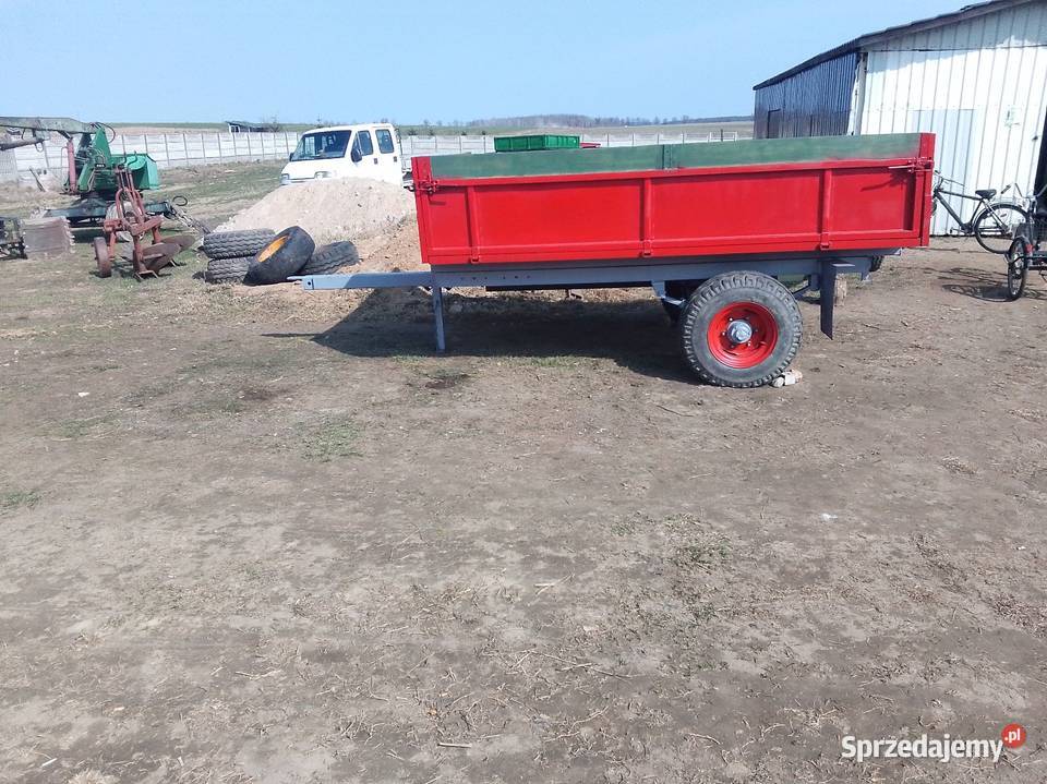 Przyczepa jednoosiowa wywrotka Przyczepy rolnicze Łomża