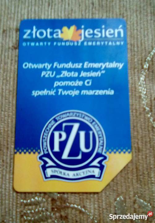 OTWARTY FUNDUSZ EMERYTALNY PZU ZŁOTA JESIEŃ Piszczac