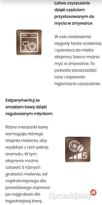Ekspres do kawy Saeco Intuita automatyczny podkarpackie Myscowa