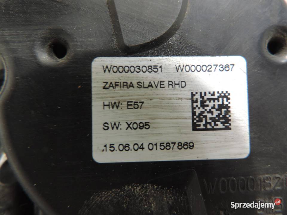 OPEL ZAFIRA C III SILNICZEK WYCIERACZEK PRZÓD osobowe