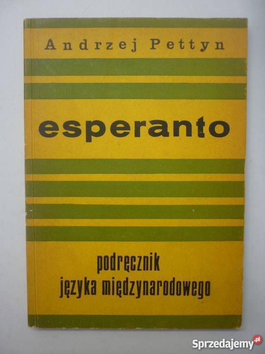 ESPERANTO ANDRZEJ PETTYN Książki do nauki języka obcego Elbląg