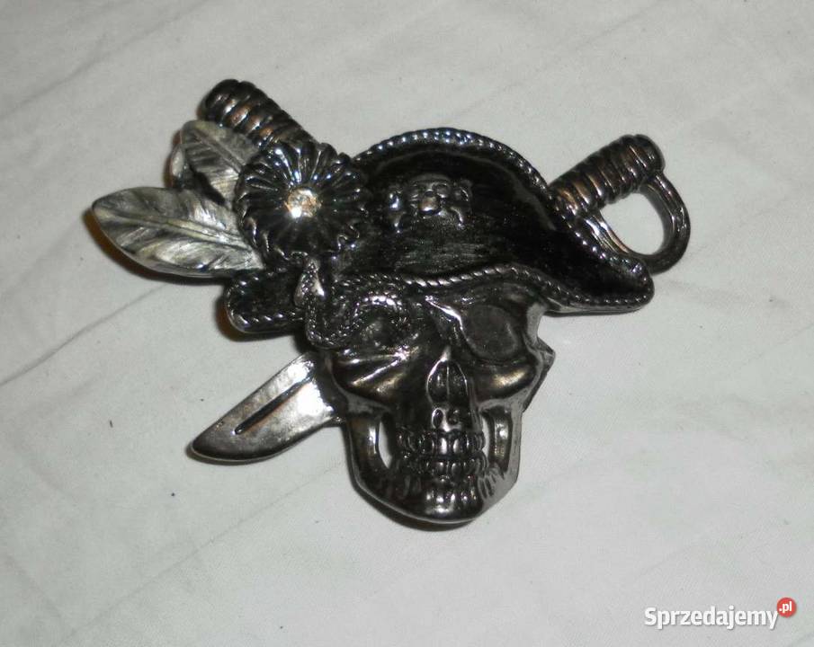 Klamra Do Paska PIRAT Włoski Metal Kraków