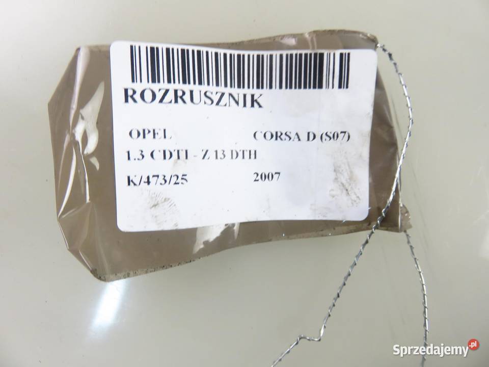 ROZRUSZNIK OPEL CORSA D 13 CDTI 90 Z 13 DTH sprzedam