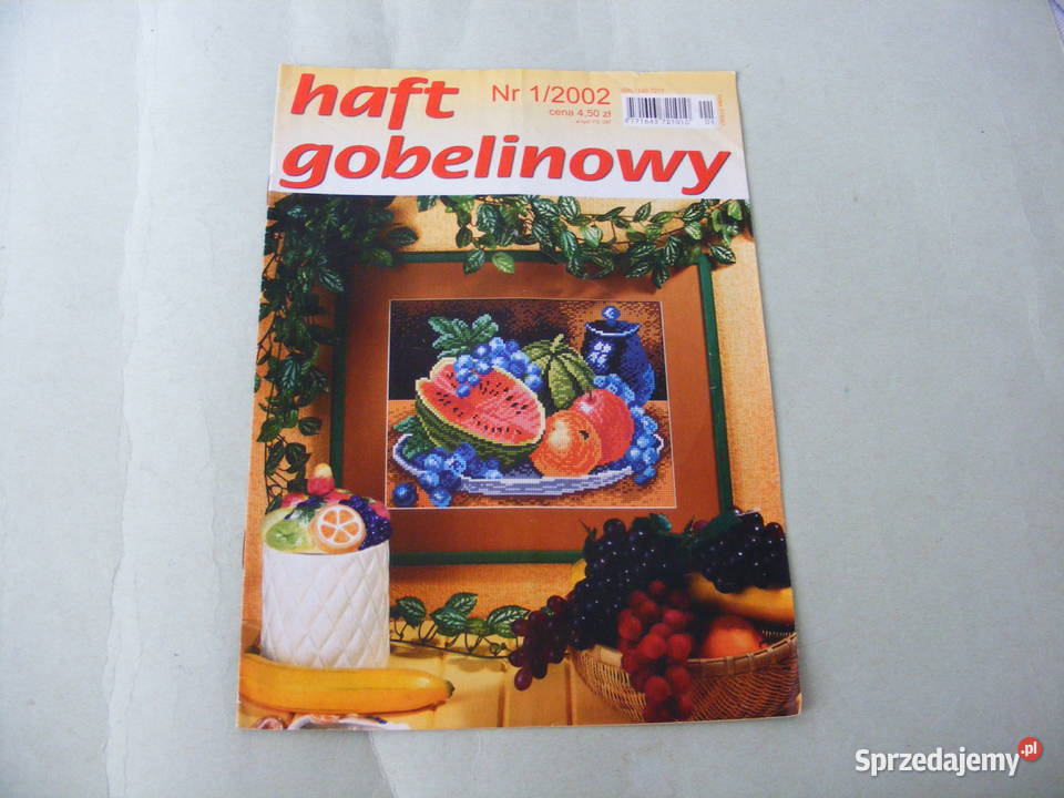 Hafty Polskie x 2 Haft krzyżykowy gobelinowy Czasopisma Oborniki Śląskie