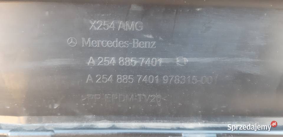 GLC X254 W254 AMG DOKŁADKA ZDERZAKA TYŁ DYFUZOR Zderzaki Trzciel