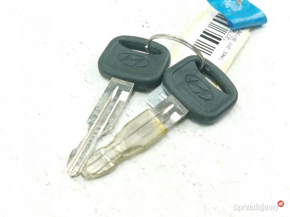 STACYJKA KOMPLET WKŁADEK 2 KLUCZYKI 6PIN HYUNDAI Stacyjki i kluczyki