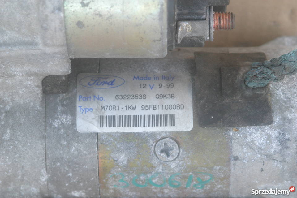 FORD KA FIESTA 13 ROZRUSZNIK SILNIKA 95FB11000BD Układ elektryczny