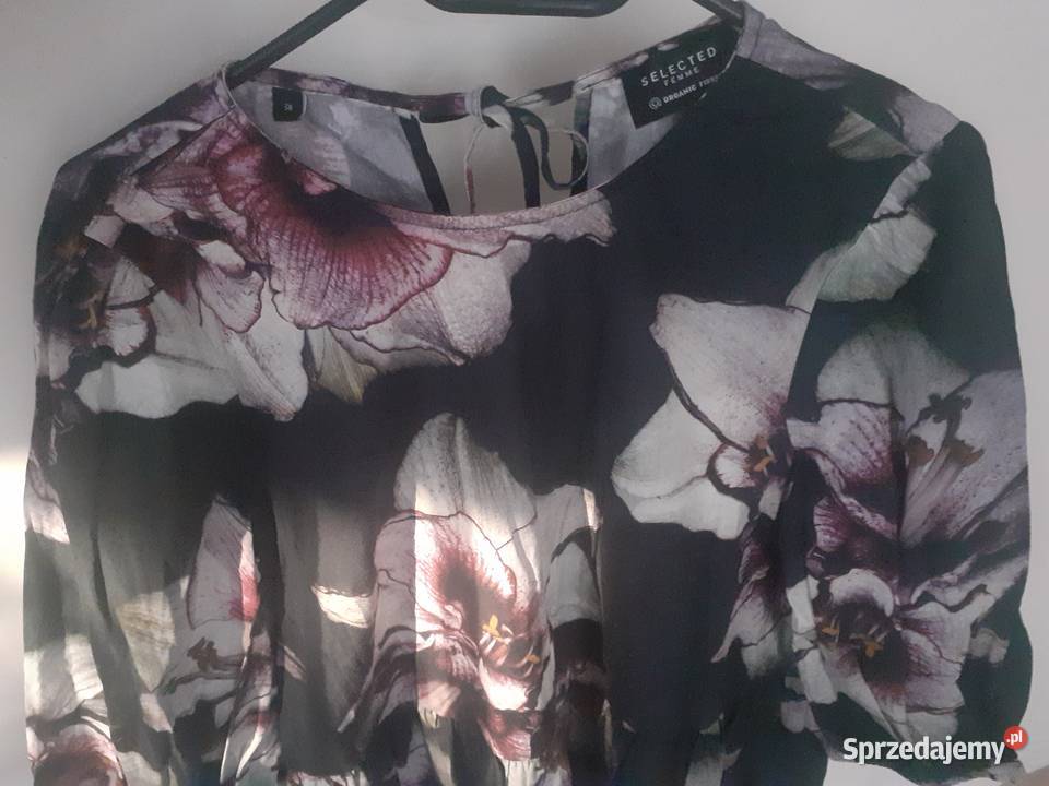 bluzka z baskinką w kwiaty M pomorskie Gdańsk