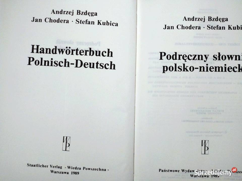 Słownik podręczny polskoniemiecki Książki do nauki języka obcego Warszawa sprzedam