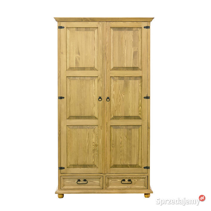 Stylowa szafa drewniana w stylu rustykalnym do 195cm