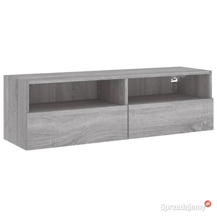 Ścienna szafka TV szary dąb sonoma 100x30x30 Warszawa