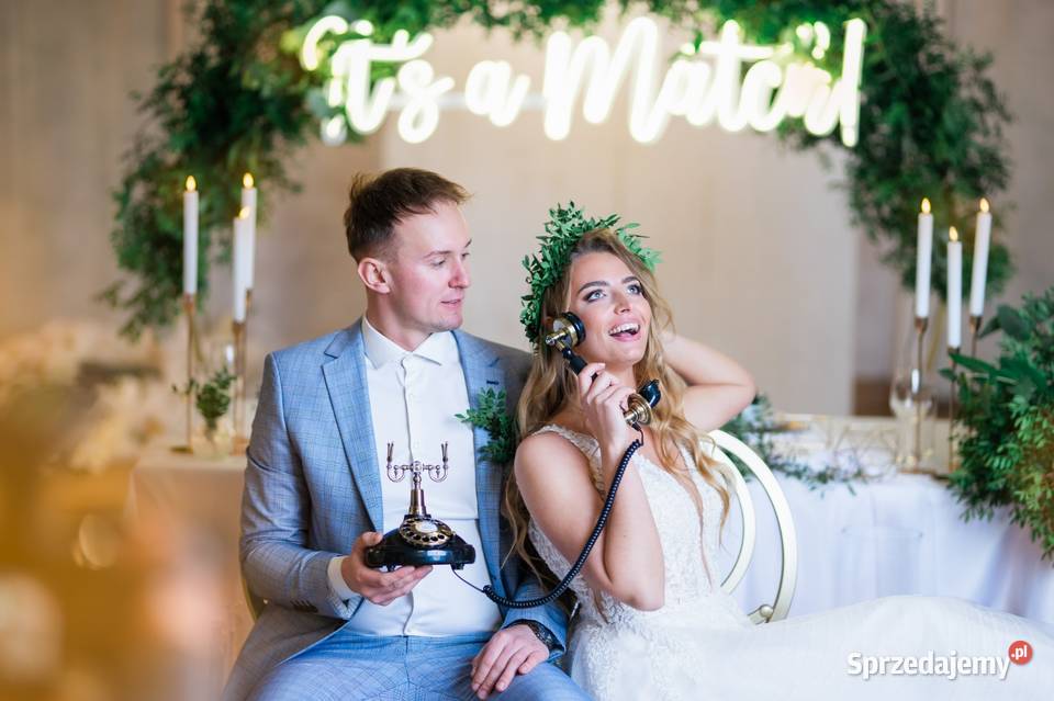 Neon ledon its a match Tinder na ślub wesele Atrakcje i pokazy Gorzów Wielkopolski