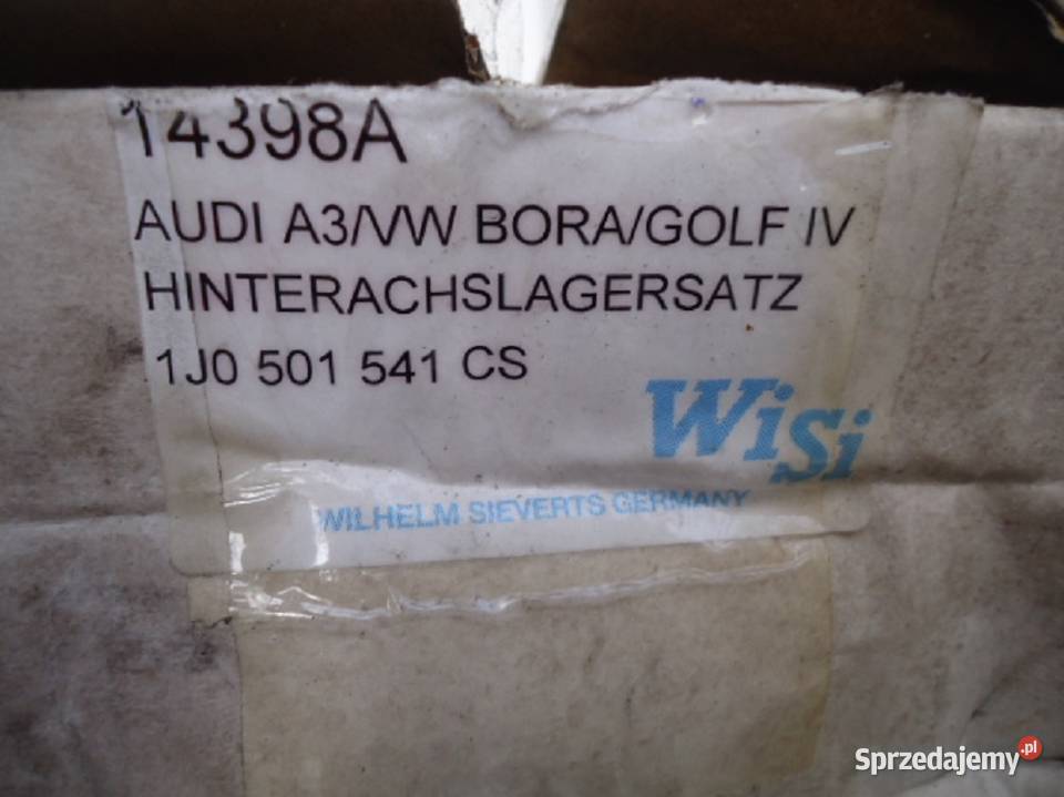 ZESTAW NAPRAWCZY TYLNEJ BELKI AudiSkodaVW NOWY osobowe Zawieszenie i układ kierowniczy Części śląskie