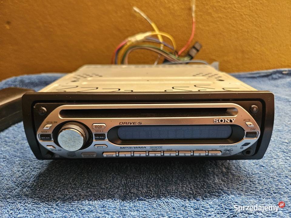Radio sony cd mp3 4x50 cdxgt200s 12v rds jack Kraków