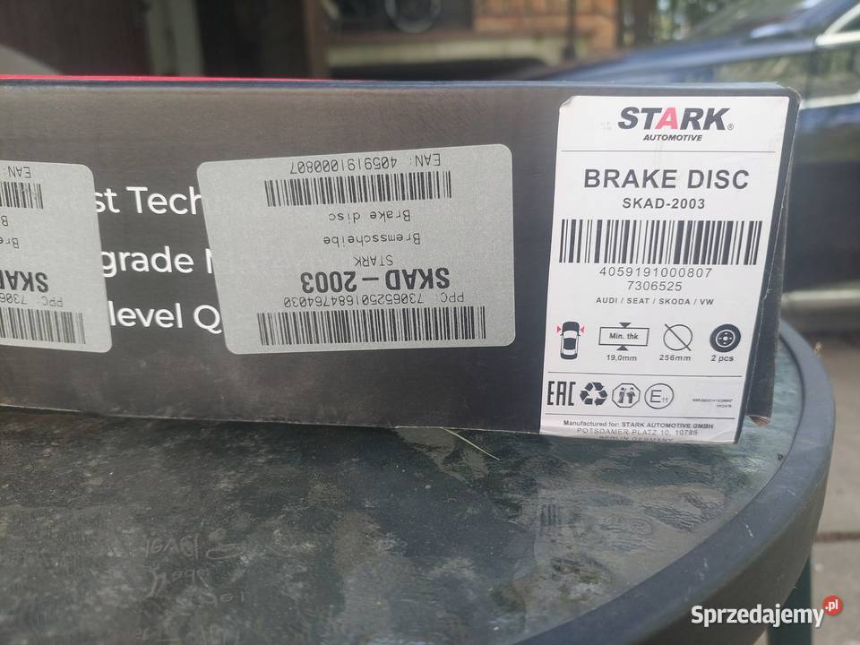 Tarcze hamulcowe przód 256mm VW SKODA SEAT AUDI Głogów Małopolski