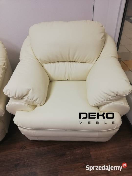 Tani skórzany komplet Puchacz Komplety wypoczynkowe Warszawa