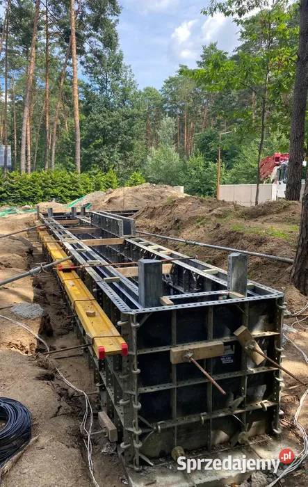 Wynajem szalunków ściennych fundamentowych Grójec usługi budowlane