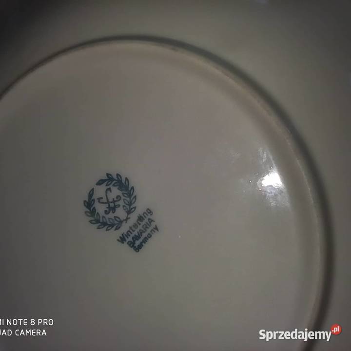 6 talerzyków z owocami Winterling Bavaria Gdańsk