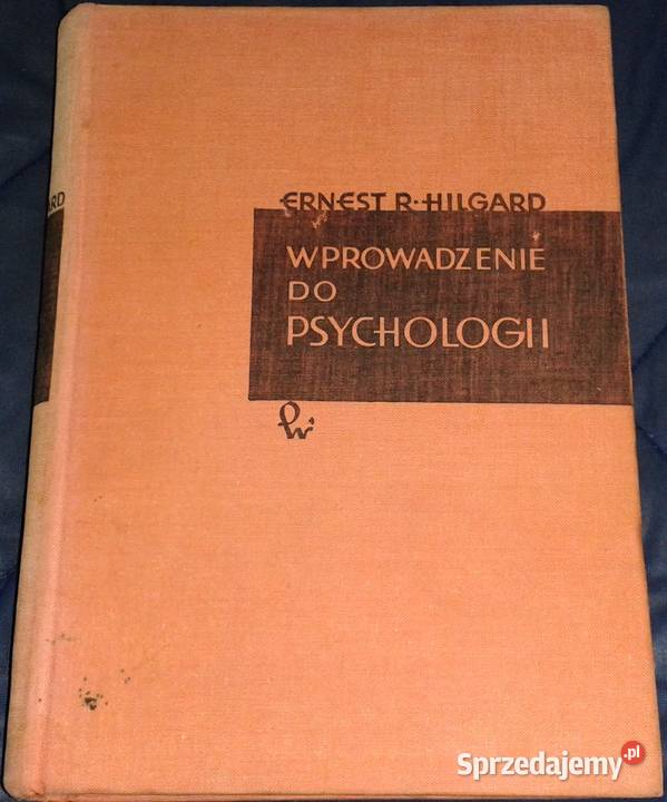 Wprowadzenie do psychologii Ernest R Hilgard Pozostałe lubelskie sprzedam