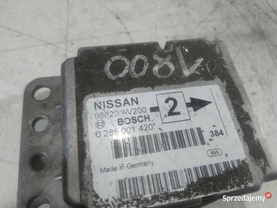 SENSOR AIR BAG AIRBAG NISSAN PRIMERA P12