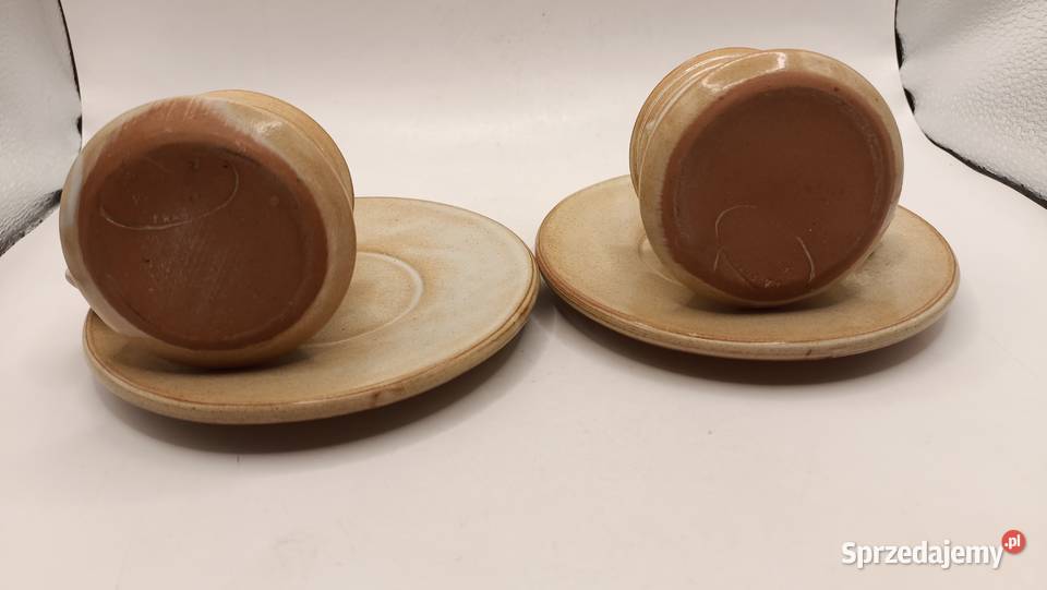 Filiżanka mniejsza ze spodkiem dwa razy lubelskie Zamość