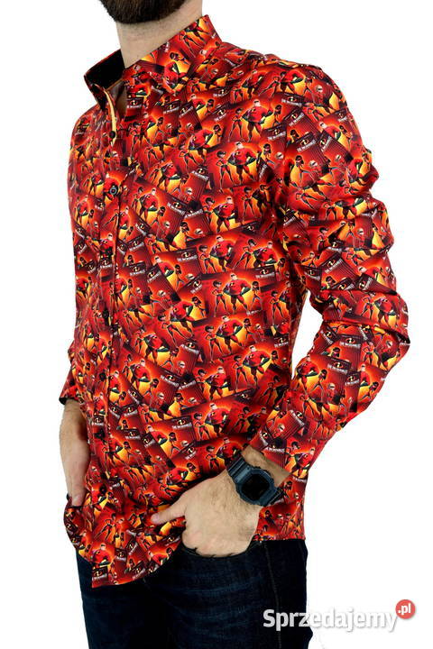 DANIEL BESSI Koszula Męska Fb052 Wesoła Moda i Styl Ostrów Wielkopolski