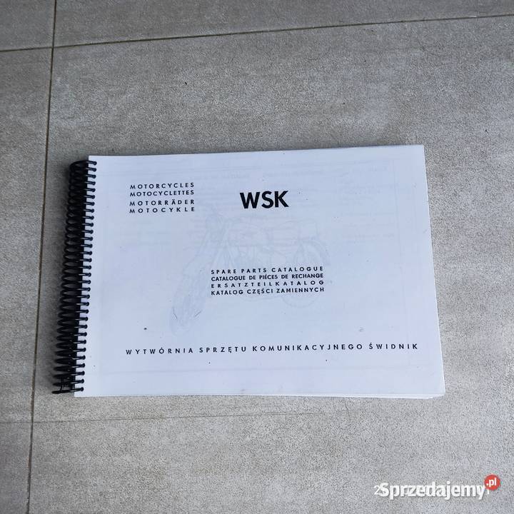 Motocykl WSK M06 katalog części Dobrodzień