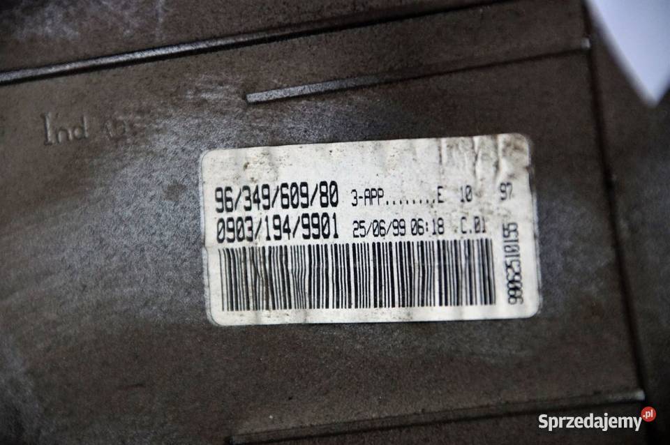 LICZNIK ZEGAR PEUGEOT 206 9634960930 osobowe kujawsko-pomorskie Lipno