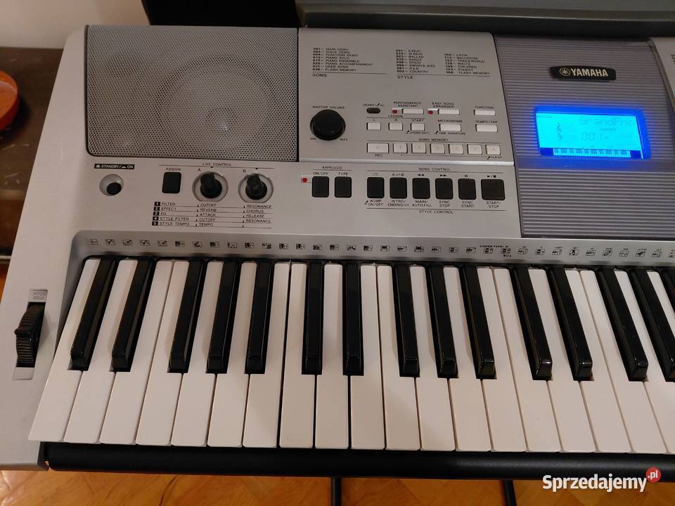 Yamaha PSRE413 keyboard komplet stojak zasilacz Muzyka Warszawa