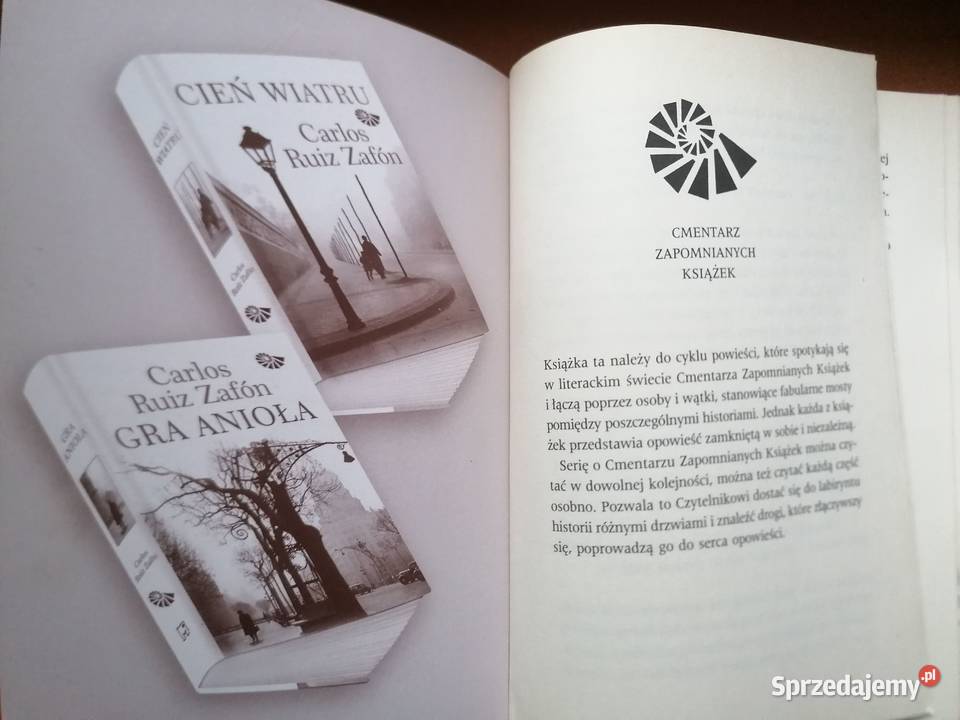 Więzień nieba autor Carlos Ruiz Zafon Łódź