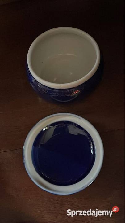 Kobaltowy serwis do kawy espresso D P R K Korea Gdańsk