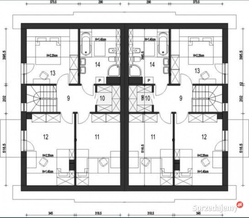 Dom bliźniak do sprzedania Czarny Bór 1856m2