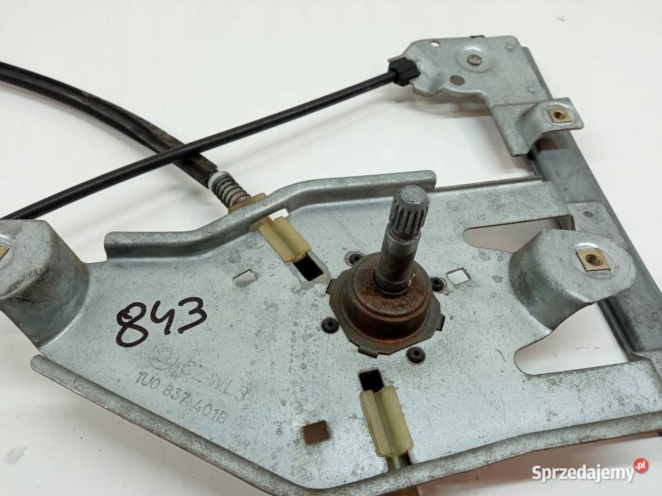 MECHANIZM SZYBY LEWY PRZÓD MANUALNY 1U0837401B